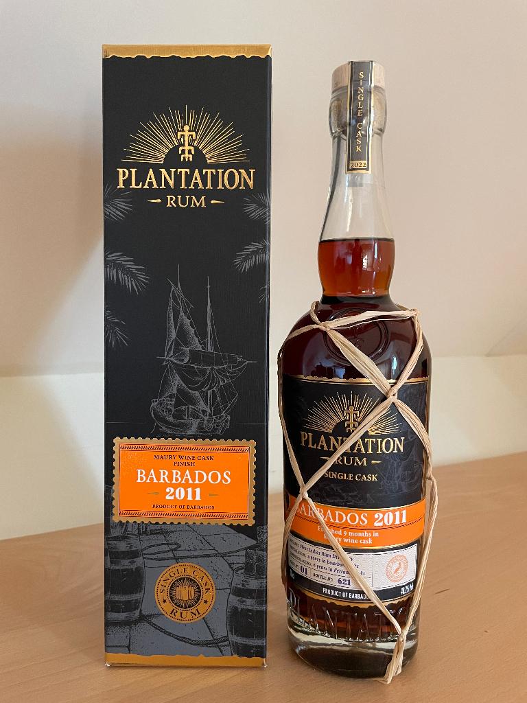 Plantation Rum Barbados 2011 Maury Wine Single Cask 2022, Verzenden, Nieuw, Frankrijk