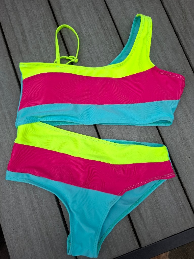 Badpak meisje, Enfants & Bébés, Maillots de bain pour enfants, Neuf, Maillot de bain, Enlèvement, Taille 158
