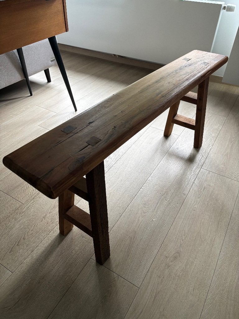 Banc en bois, Traditionnel, Comme neuf, Brun, Enlèvement