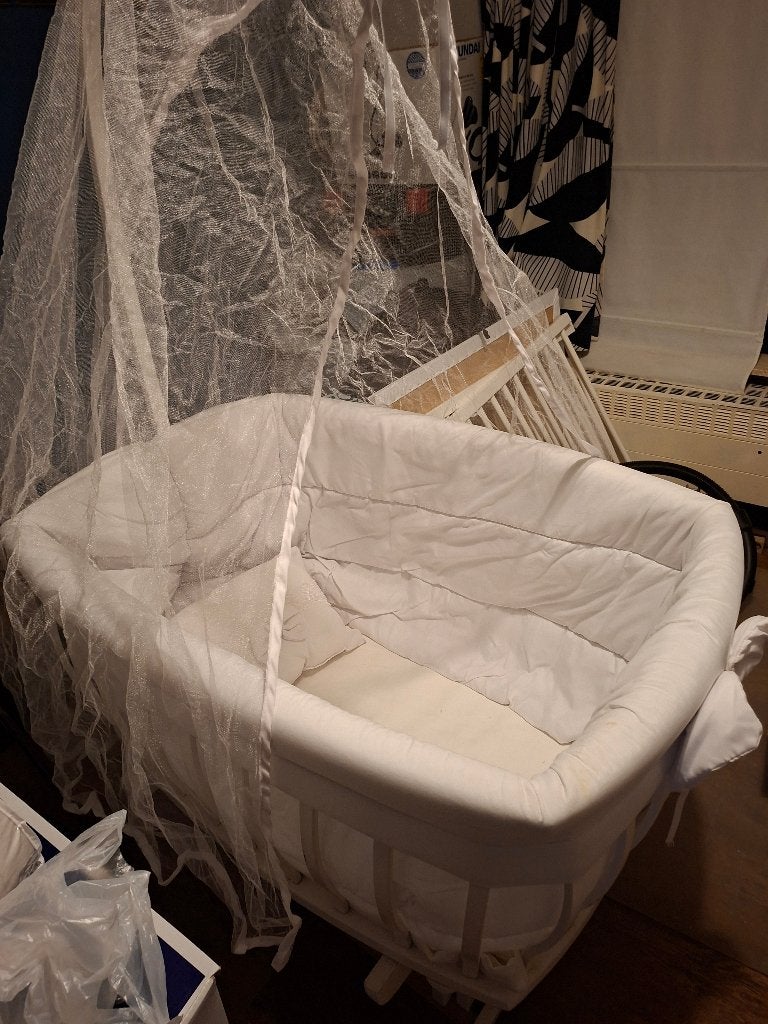 Berceau bebe, Enfants & Bébés, Enlèvement, Comme neuf, Moins de 140 cm, Moins de 70 cm