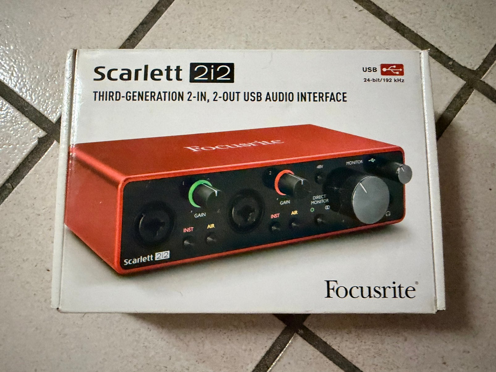 Complete podcast set. Focusrite usb audio interface + micro, Computers en Software, Geluidskaarten, Ophalen, Nieuw