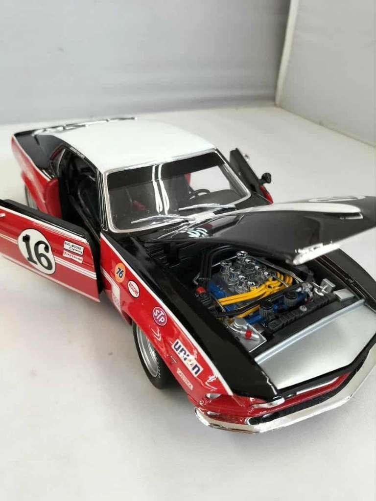 Ford mustang 1969 1/18 nieuw, Hobby en Vrije tijd, Ophalen of Verzenden, Nieuw, Auto, Welly