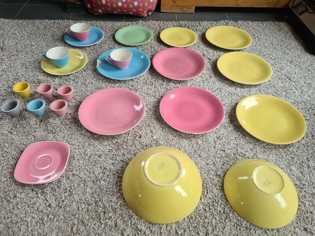 boch servies pastel vintage, Antiquités & Art, Enlèvement