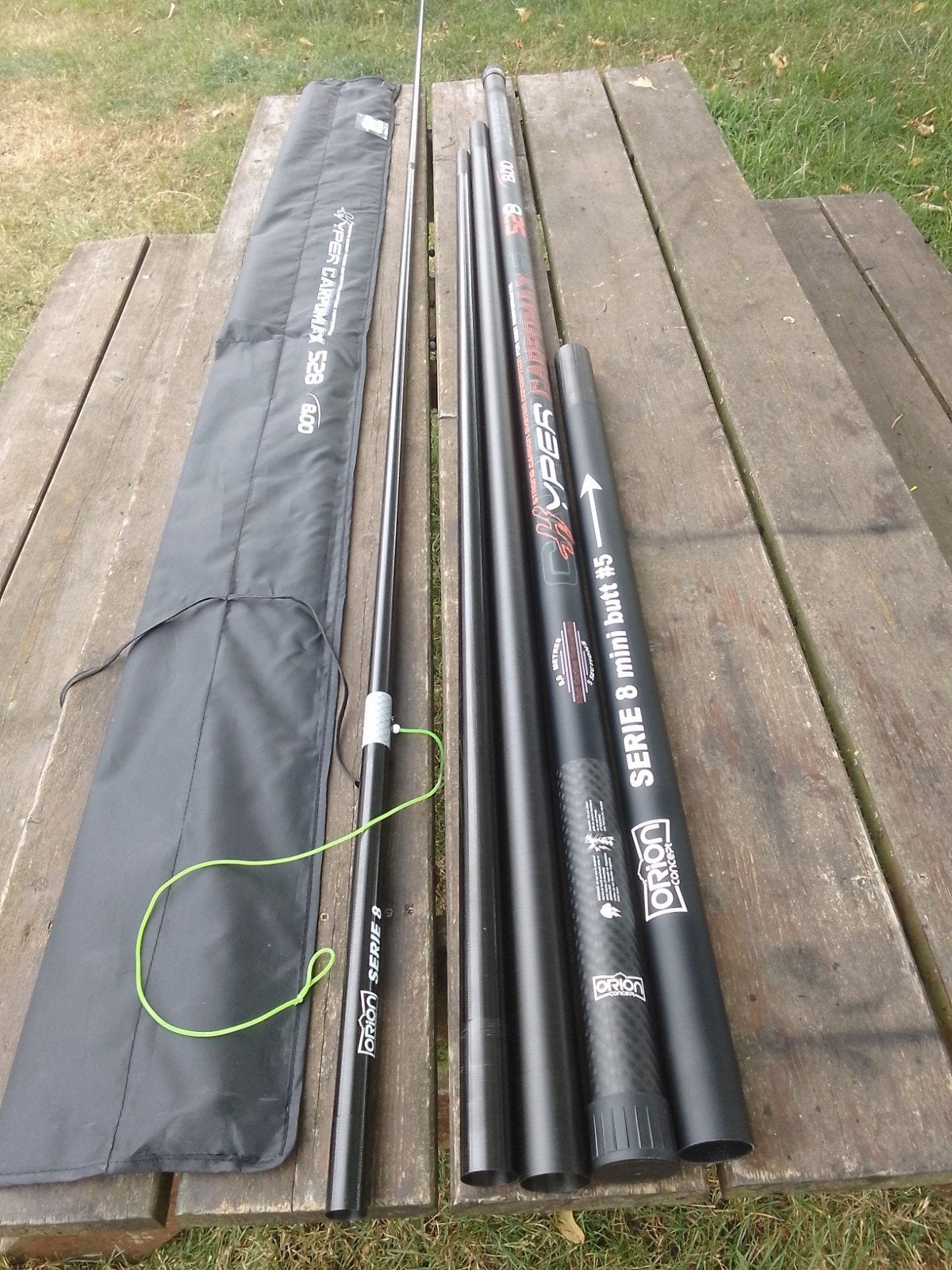 Canne au coup carpe ORION HYPER CARPOMAX 528 de8m, Enlèvement