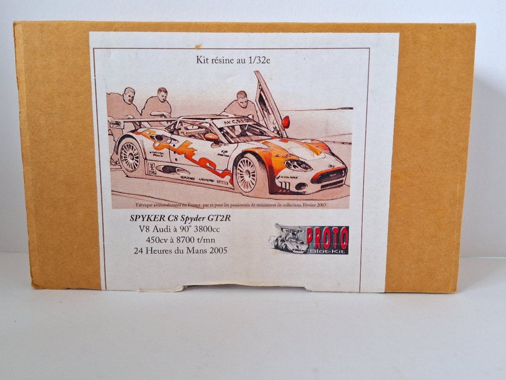 Kit de conversion Proto Resin Spyker C8 Spyder GT2R Le Mans, Neuf, Autres marques, Électrique, Circuit