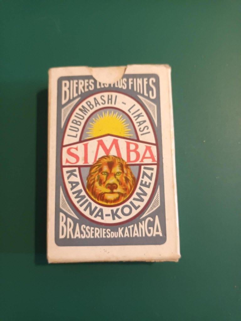 Rare jeu de cartes "Simba" Katanga (2), Hobby en Vrije tijd, Ophalen of Verzenden, Gebruikt, Autre