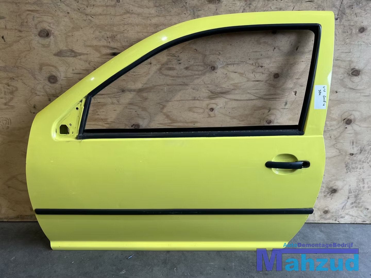 VW GOLF 4 GEEL 3DEURS LINKS Deur portier1 1997-2003, Volkswagen, Volkswagen AG, Vw@volkswagen.de, Utilisé