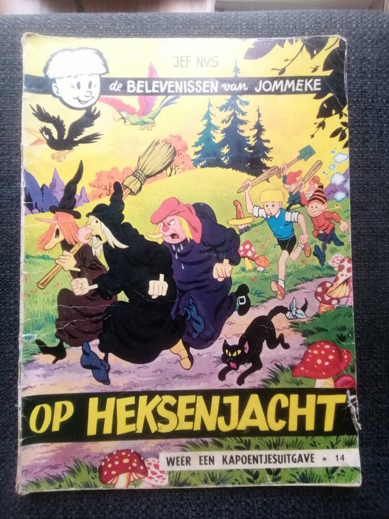 Jommeke album nr.14: Op heksenjacht (aantal: 1), Boeken, Eén stripboek, Jef Nys., Ophalen, Gelezen