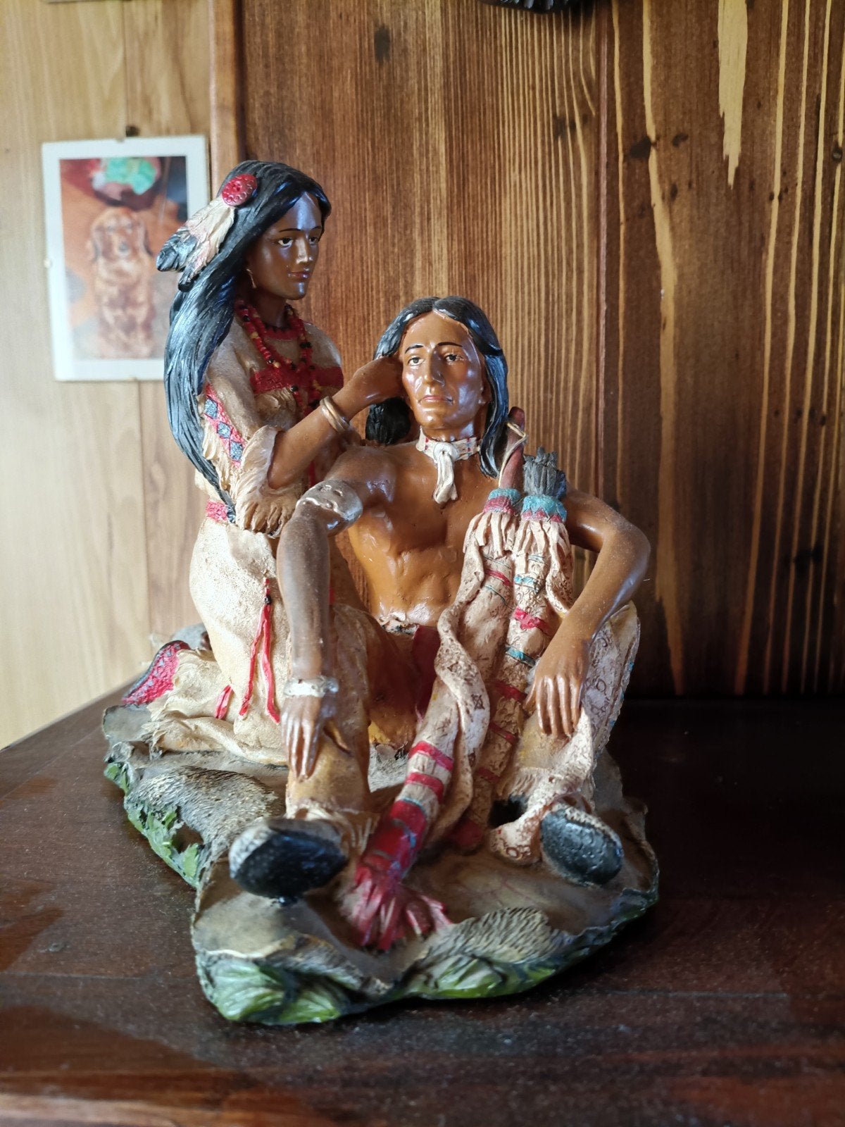 Indianen beelden 3 stuks, Ophalen