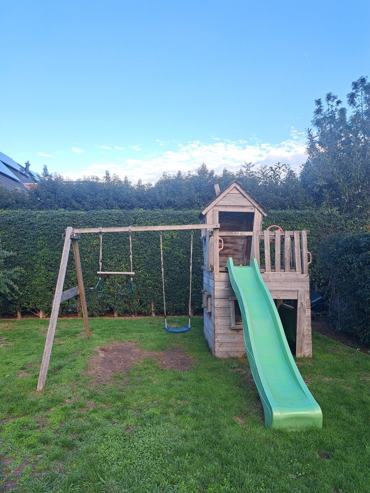 Houten speeltoestel van Wickey, Kinderen en Baby's, Ophalen, Schommel
