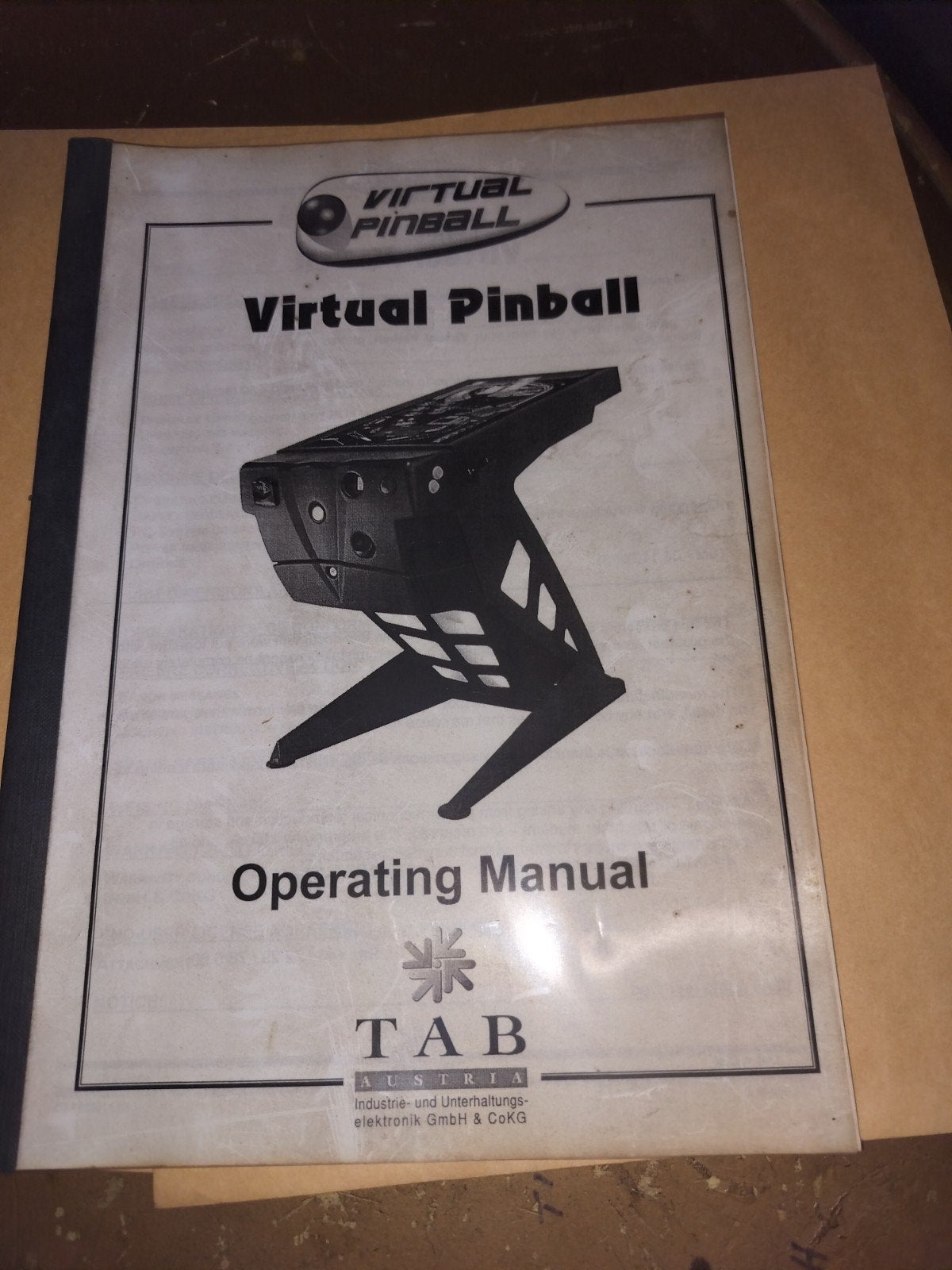 Service manual virtual pinball TAB, Collections, Machines | Flipper (jeu), Enlèvement
