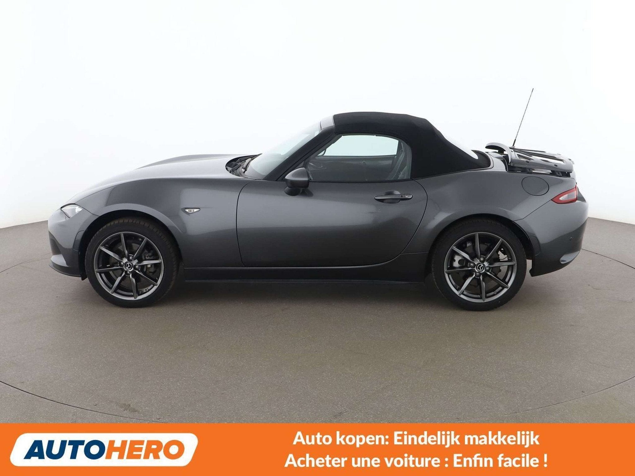 Mazda MX-5 2.0 Skyactiv-G Edition 100, Argent ou Gris, Achat, Boîte manuelle, Noir
