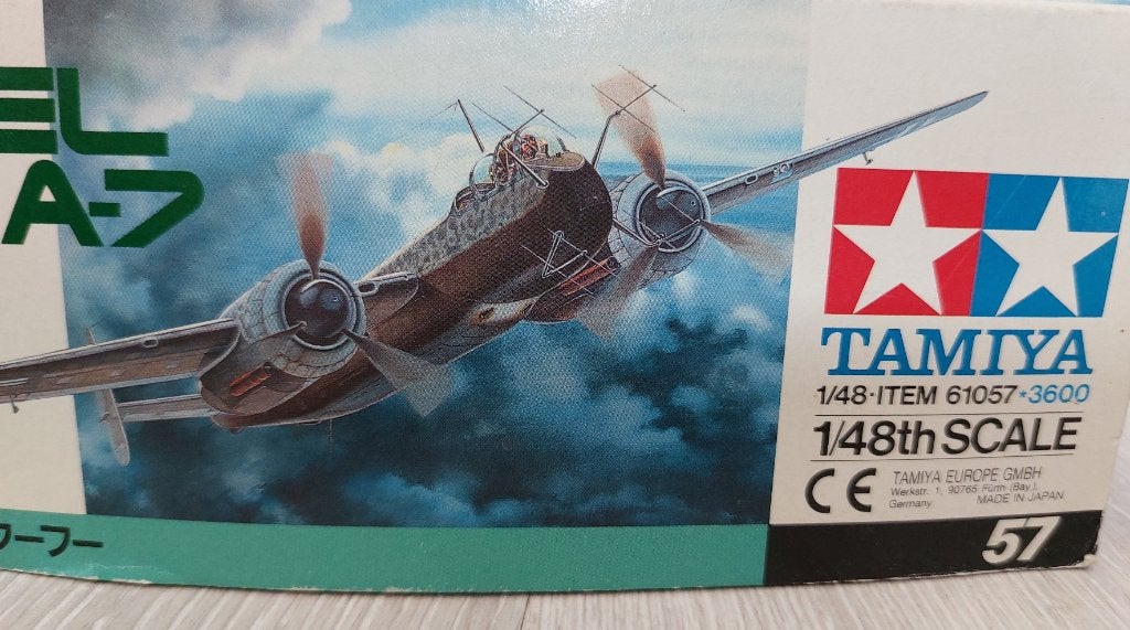 tamiya he 219 1 48 uhu, Overige merken, Ophalen of Verzenden, Zo goed als nieuw, Groter dan 1:72