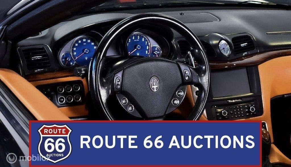 Maserati GranCabrio | 2010 | Route 66 Auctions, Auto's, Maserati, Gebruikt, Zwart, Bedrijf, Handgeschakeld