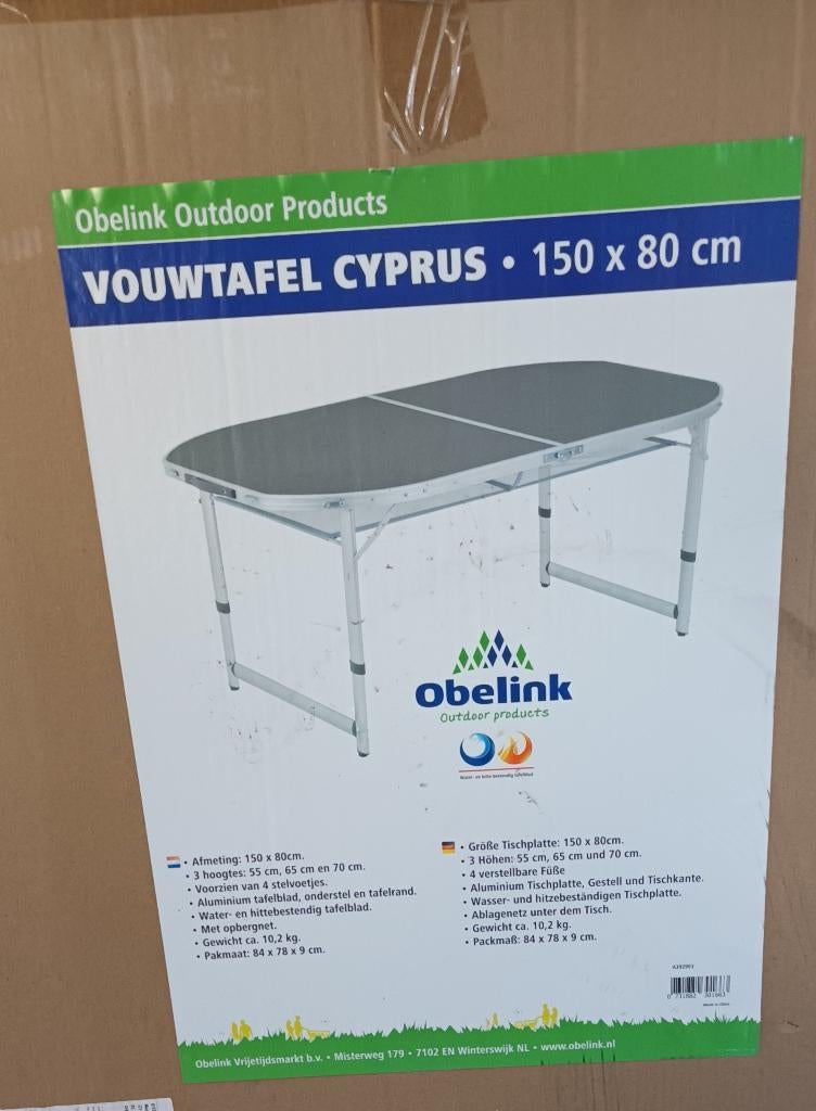 A vendre, Caravanes & Camping, Meubles de camping, Enlèvement ou Envoi, Comme neuf, Accessoire de mobilier de camping