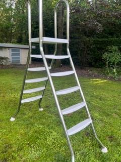 Zwembad toebehoren voor rond zwembad van 4,50m, Tuin en Terras, Ophalen, Gebruikt, Ladder