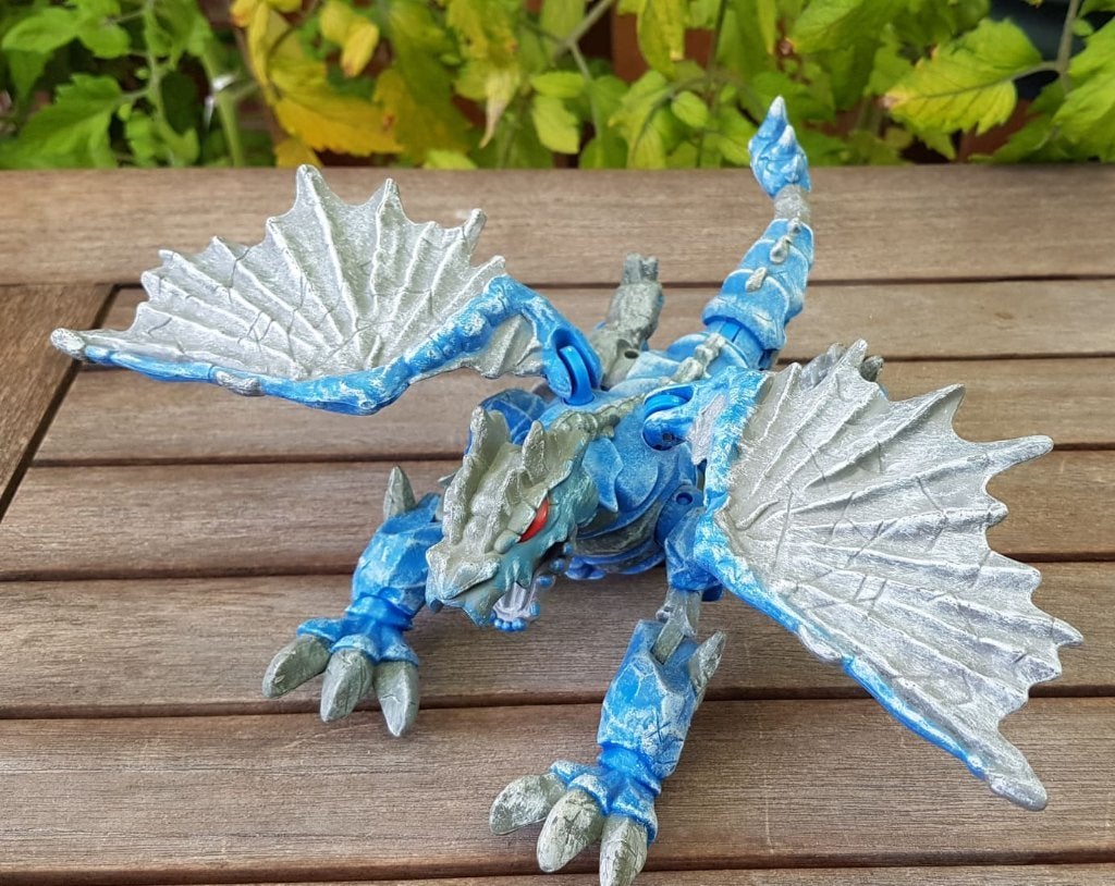 Figurine articulée dragon jeu jouet, Kinderen en Baby's, Speelgoed | Actiefiguren, Ophalen of Verzenden, Gebruikt