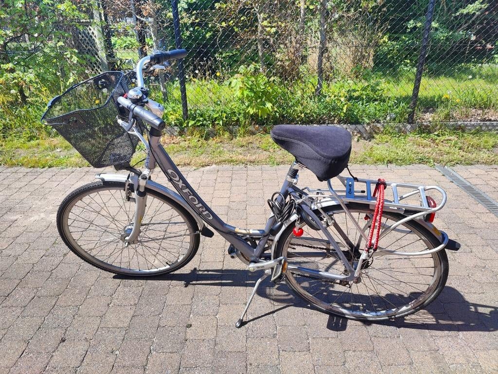 Oxford fiets met zadelkussen/mandje/fietstas/fietsslot, Fietsen en Brommers, Ophalen, Gebruikt, Overige merken, Versnellingen