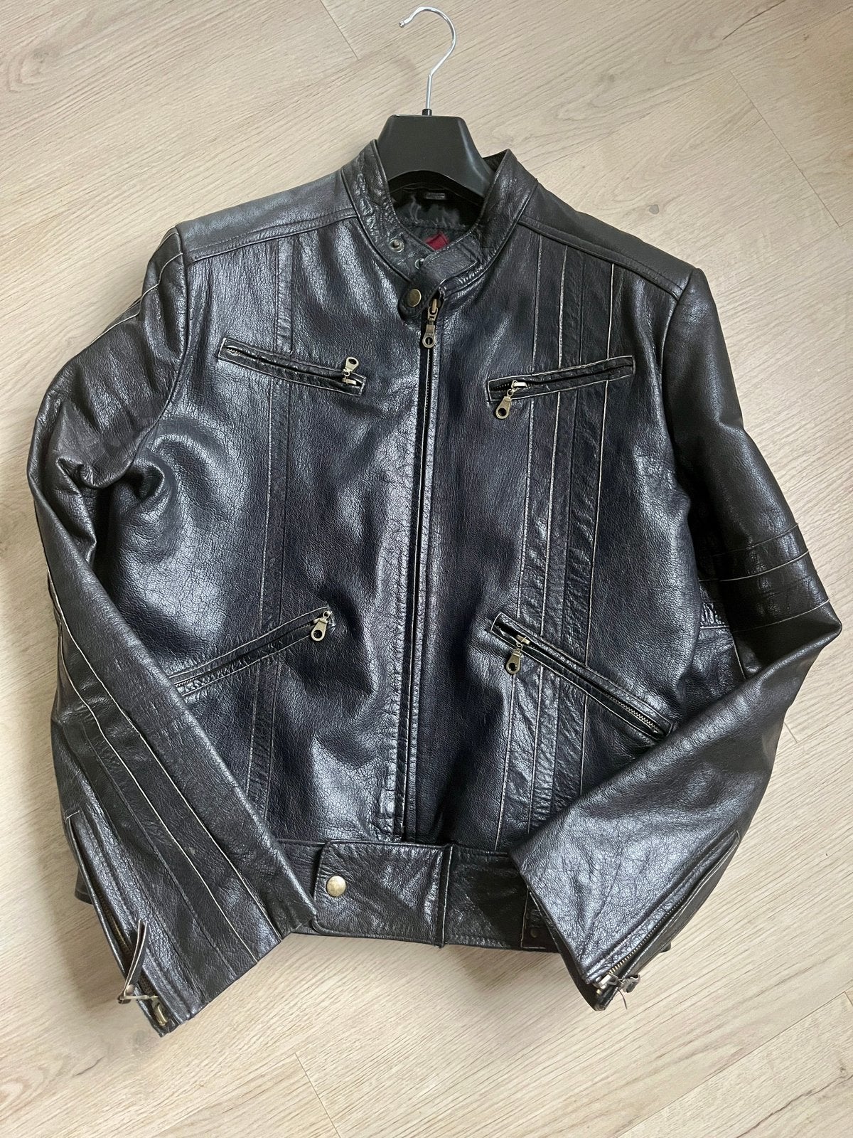Jas van echt leer, Kleding | Heren, Ophalen of Verzenden, Zo goed als nieuw