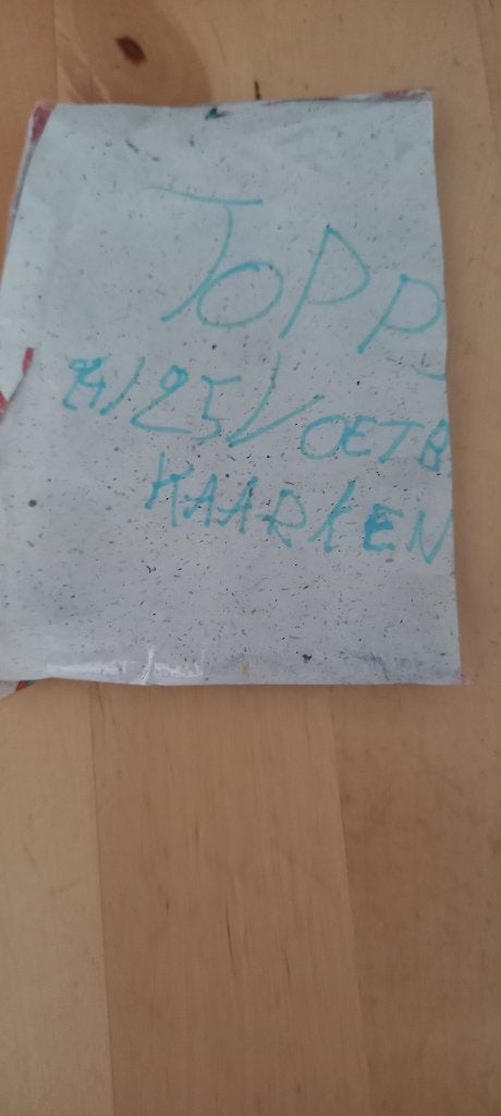 Topps pakketje ingepakt, Verzamelen, Ophalen, Zo goed als nieuw, Speelkaart(en)