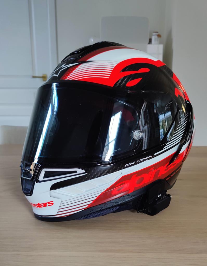 Alpinestars S-R10, Motoren, Kleding | Motorhelmen, Dames, Heren, Integraalhelm, M, Overige merken, Tweedehands, Ophalen