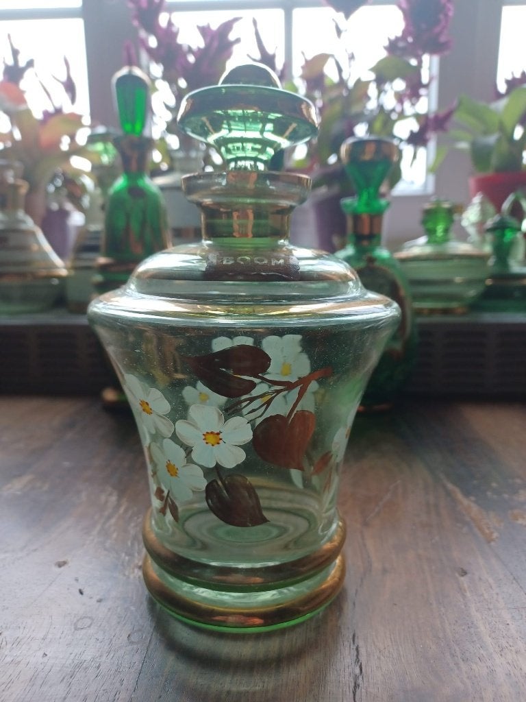 Booms Glas Karaf - De Rupel jaren 50 - Originele Sticker, Antiek en Kunst, Verzenden