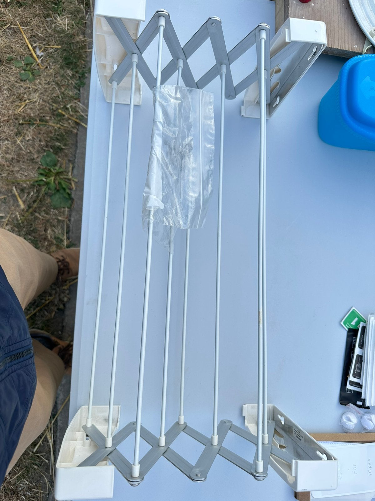Opvouwbaar droogrek, Tuin en Terras, Droogmolens en Wasrekken, Ophalen, Zo goed als nieuw