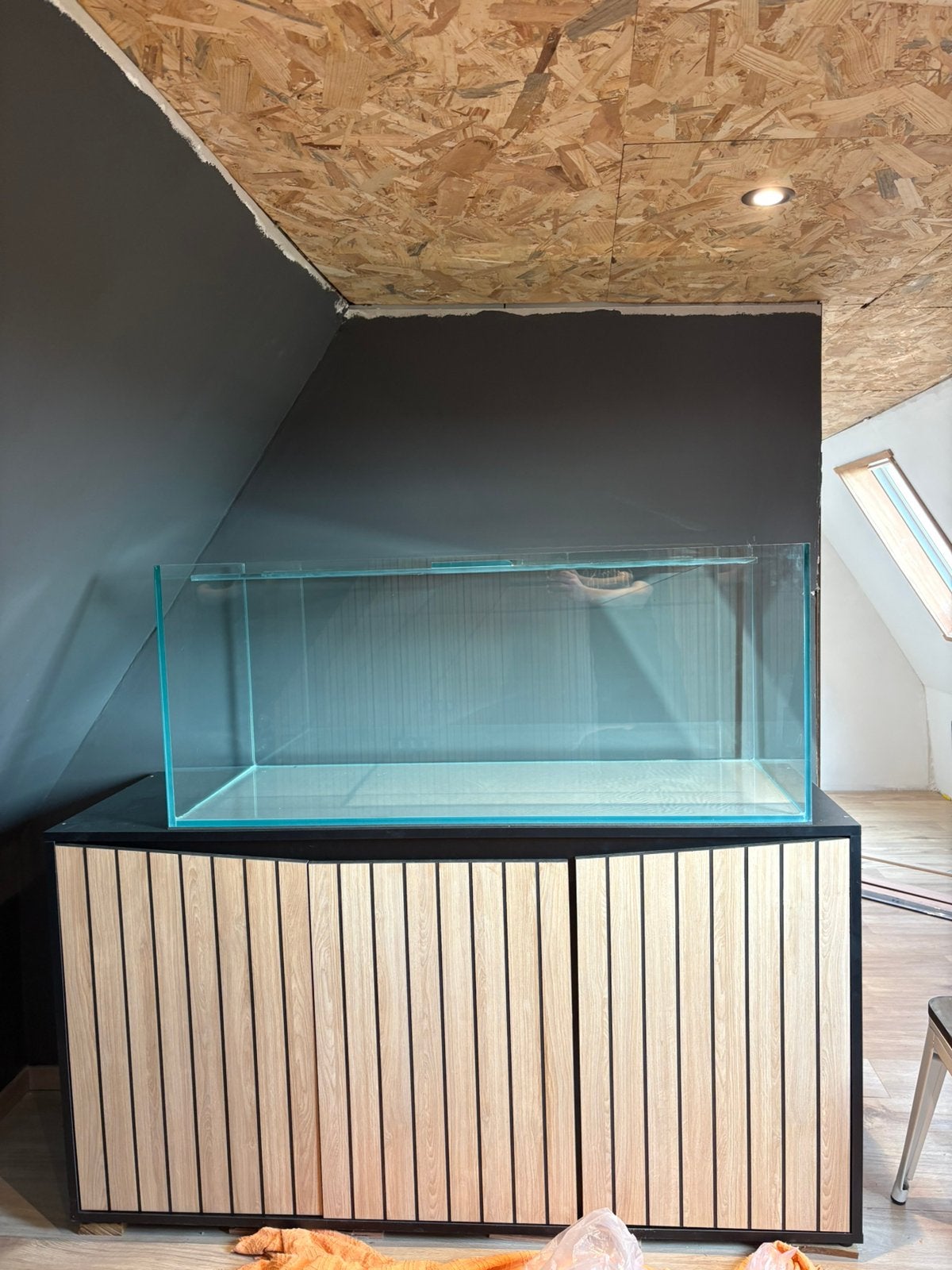 Aquarium equipé 120x50x50 300 litre, Dieren en Toebehoren, Ophalen, Inclusief deksel, Zo goed als nieuw, Oase