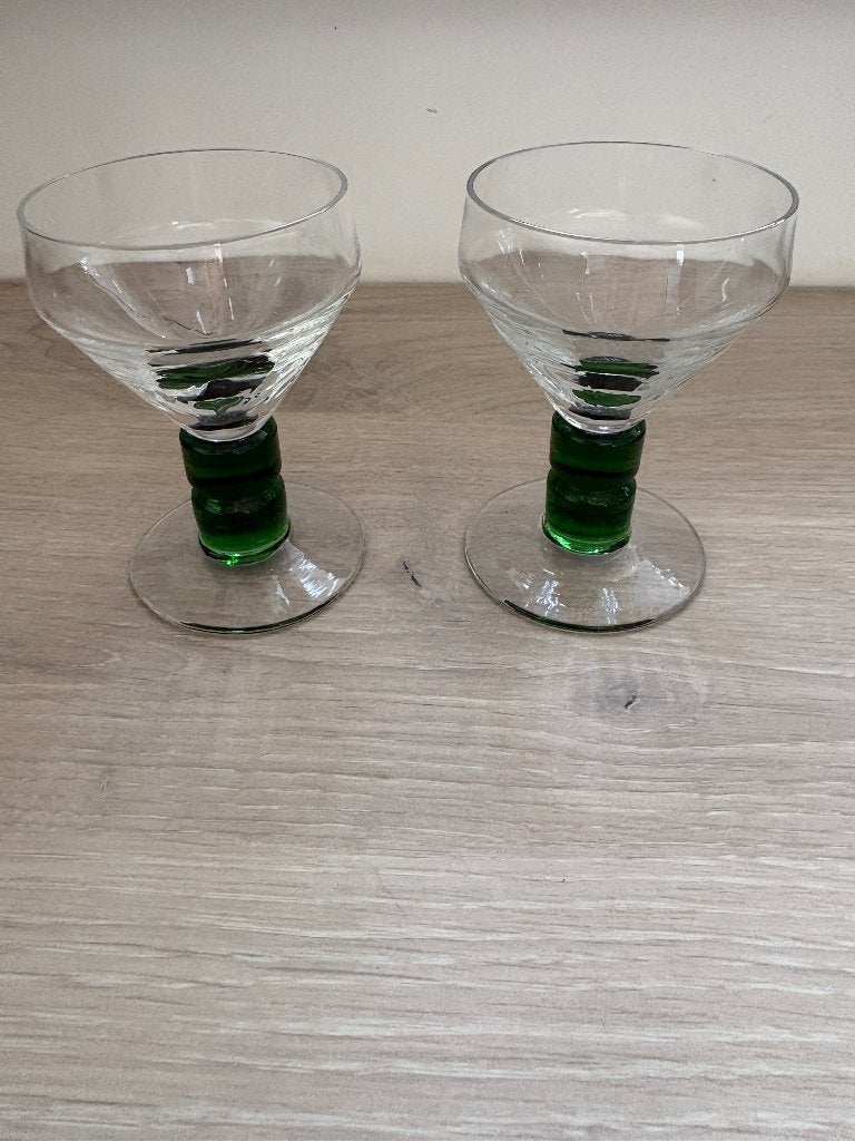 2 verres art déco belges ?, Enlèvement ou Envoi
