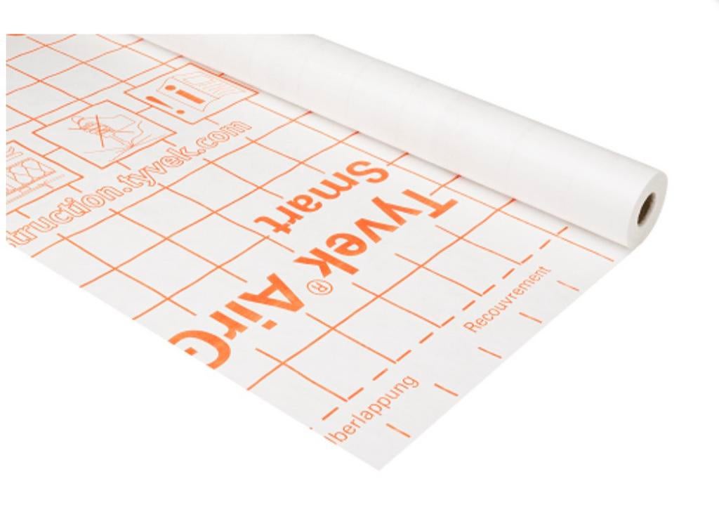 Dupont Tyvek-rollen geopend — AirGuard SD23 + Typrotec, Ophalen, Kunststof, Overige kleuren, Overige typen