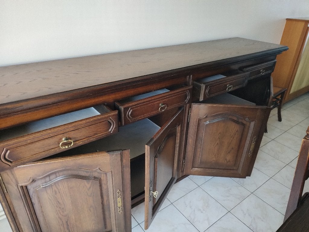 eetplaats, Ophalen, Gebruikt, Eik, 6 tot 8 stoelen