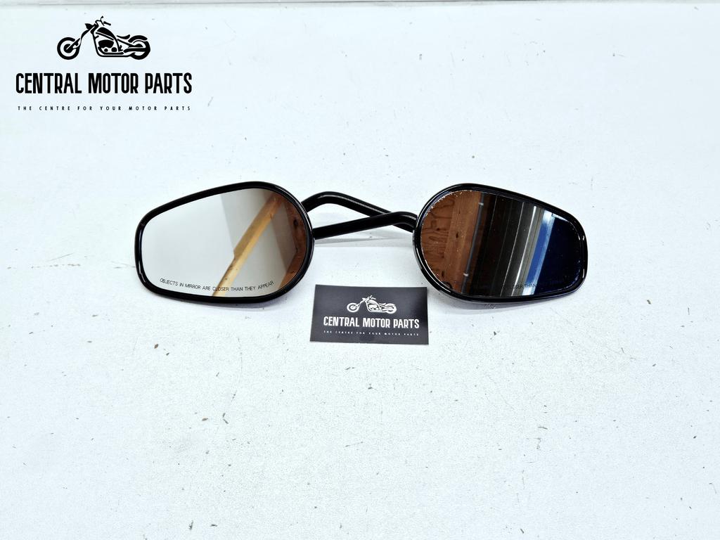 Zwarte short stem Spiegels, Motoren, Onderdelen | Harley-Davidson, Gebruikt, Ophalen of Verzenden