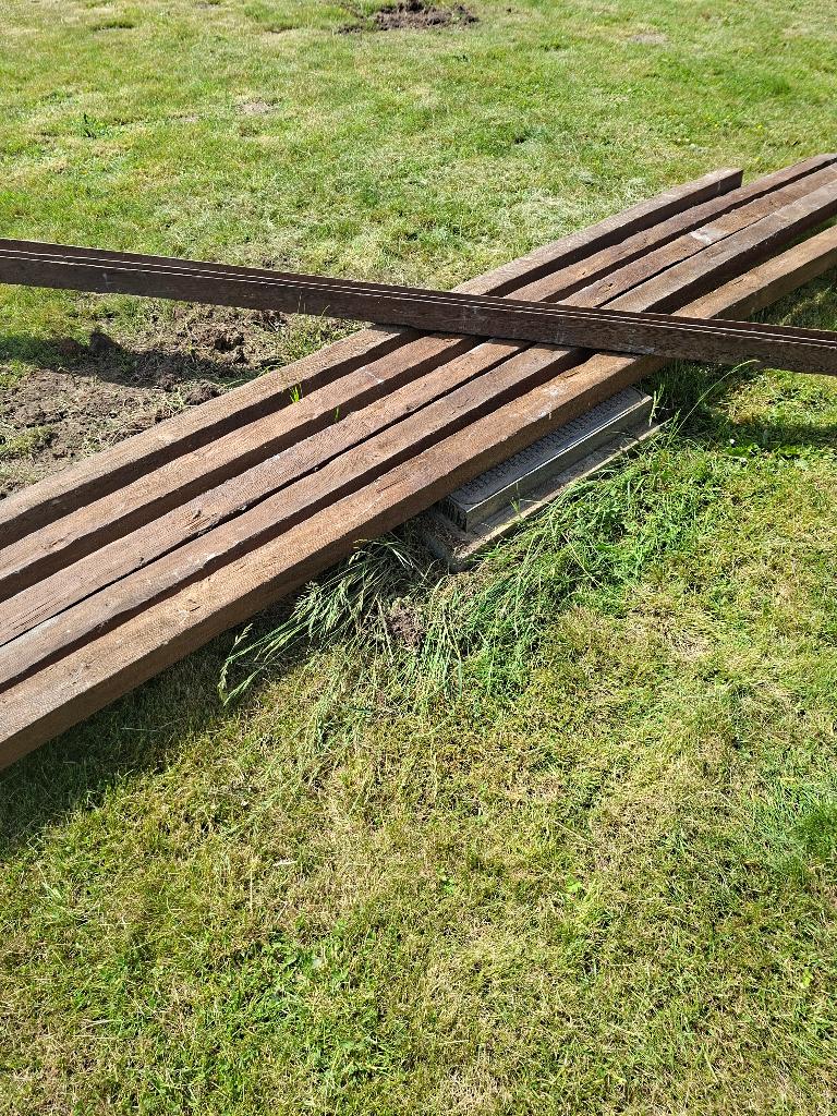 Imitatie oude eikenhouten balken polyester, Doe-het-zelf en Bouw, Hout en Planken, Ophalen, Eiken, Zo goed als nieuw, Balk
