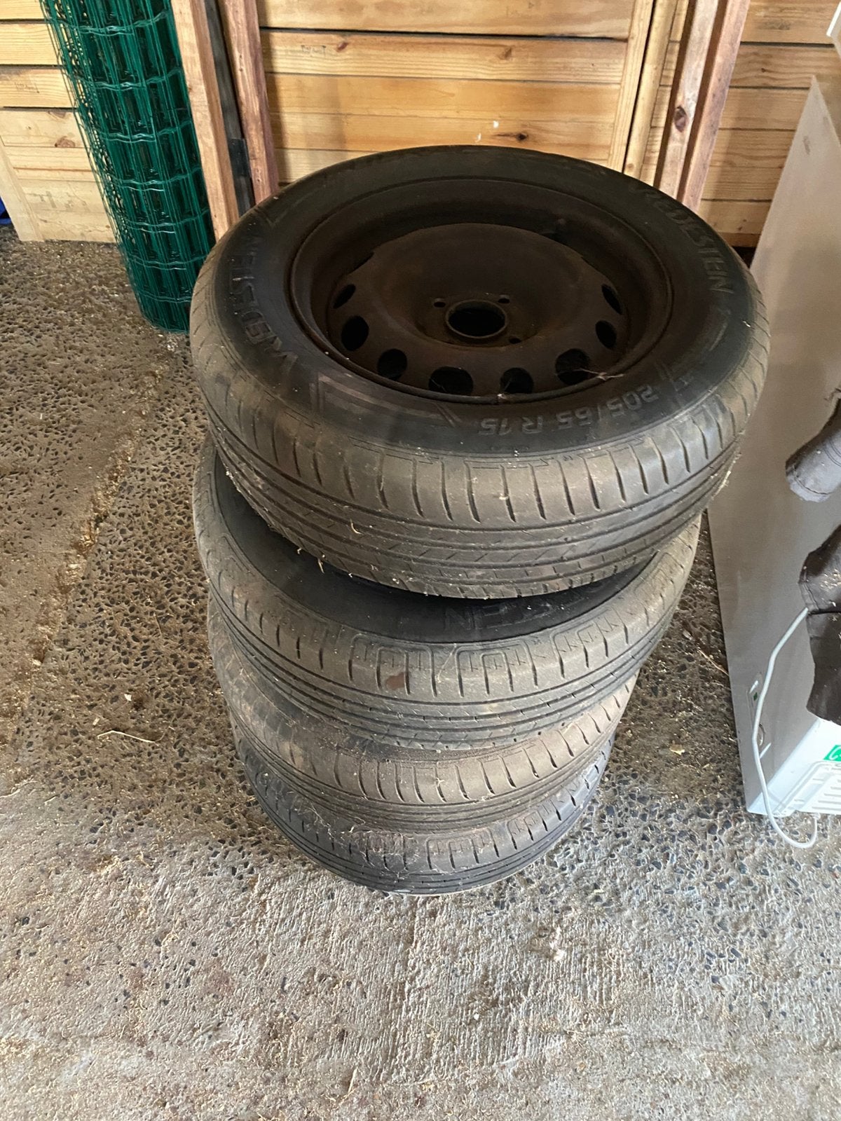 4x zomerband 4x108 205/65 r15, Ophalen, Zo goed als nieuw
