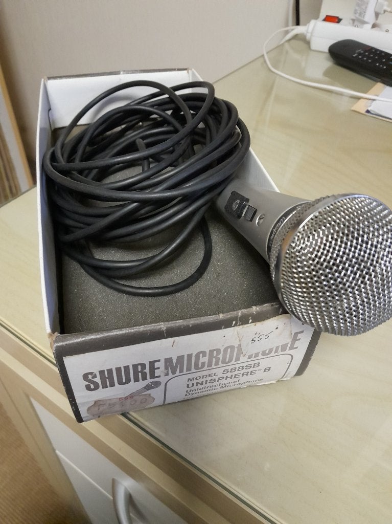 Shure microfoon, Muziek en Instrumenten, Ophalen, Gebruikt