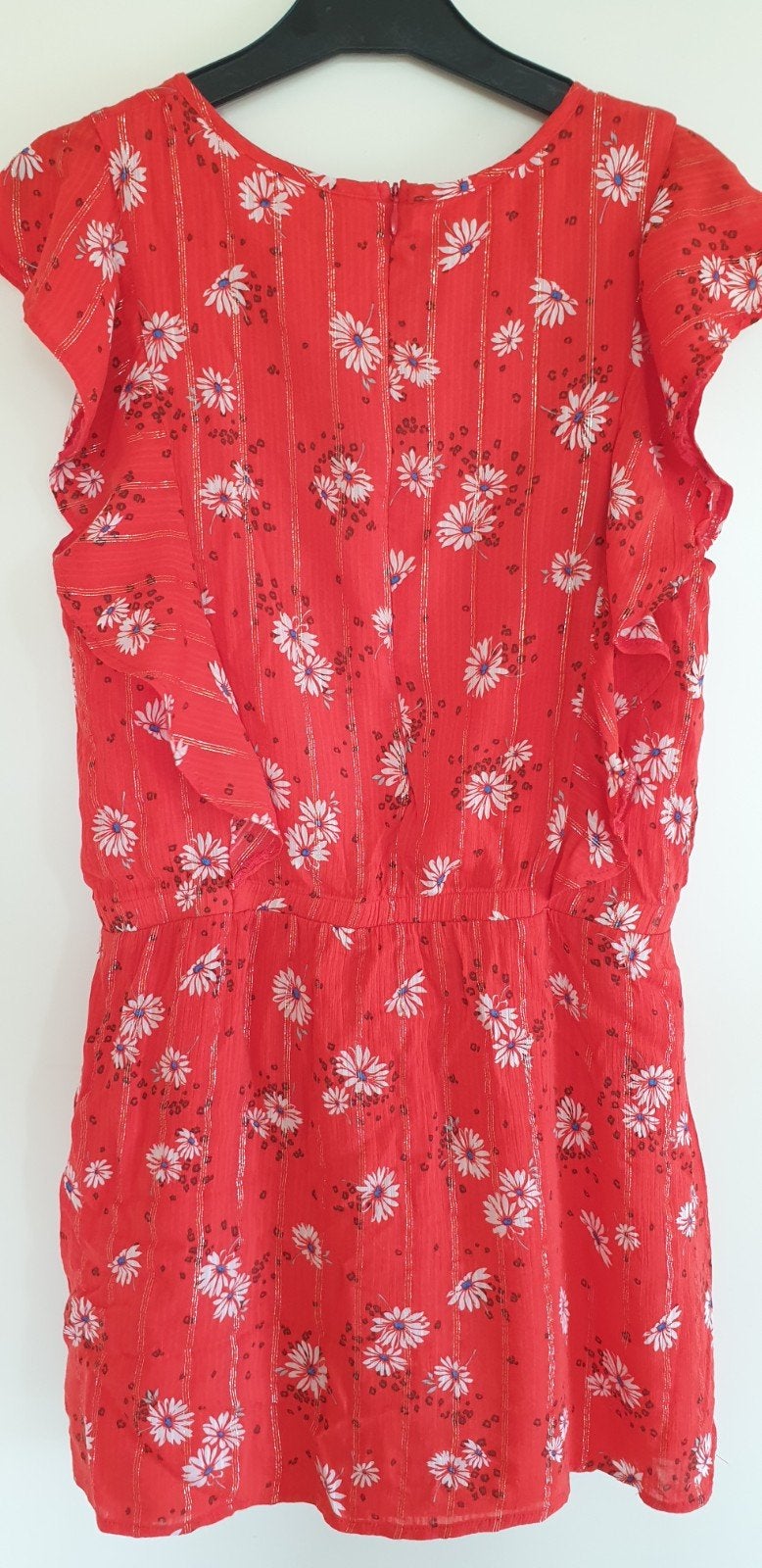 Magnifique petite robe rouge motifs fleurs IKKS fille 12 ans, Robe ou Jupe, Enlèvement ou Envoi, IKKS, Comme neuf
