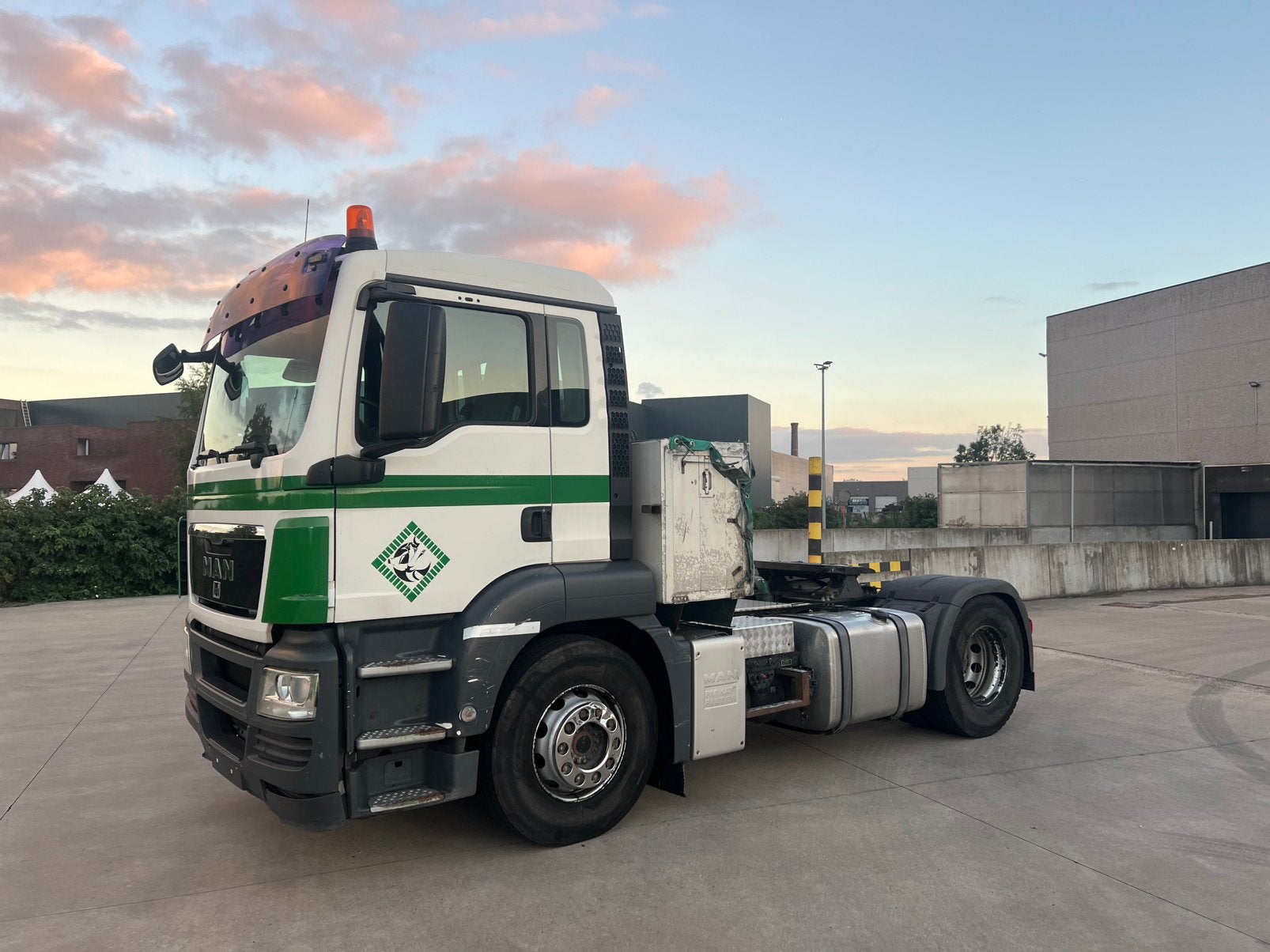 Trekker MAN TGS HE 19 FT , 2009 , 170.000 KM , MET PTO, Auto's, Stof, MAN, Wit, Bedrijf