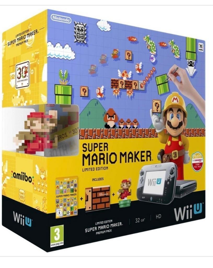 Nintendo wiiu super mario maker pack, Games en Spelcomputers, Spelcomputers | Nintendo Wii U, Ophalen