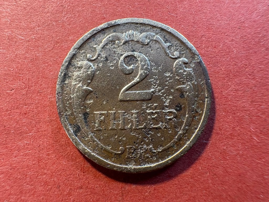 Hongarije - 2 filler 1939 (#249#), Postzegels en Munten, Ophalen of Verzenden, Hongarije, Losse munt