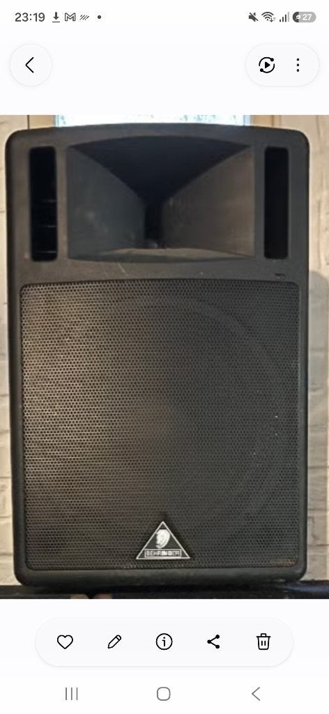 Behringer Ultrawave B300 luidspreker van 300 watt, Ophalen, Gebruikt, 150 watt of meer