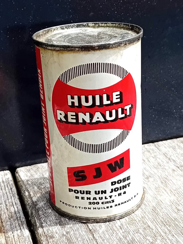 Bidon d'huile Renault Vintage Huile, Enlèvement ou Envoi, Utilisé