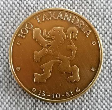 Munt 100 Taxandria 15-10-1981 Zelfstandig Vlaanderen Brons, Verzenden, Brons, Losse munt