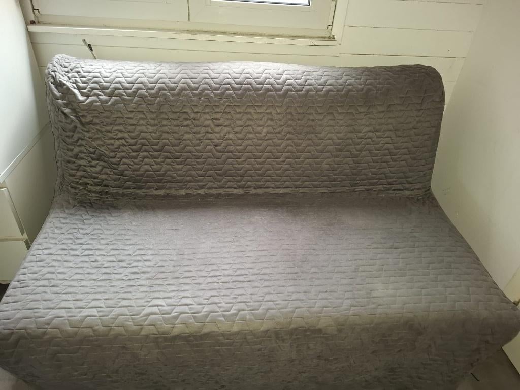 2 zitslaapbank ikea, Huis en Inrichting, Ophalen, Gebruikt, IKEA, Grijs
