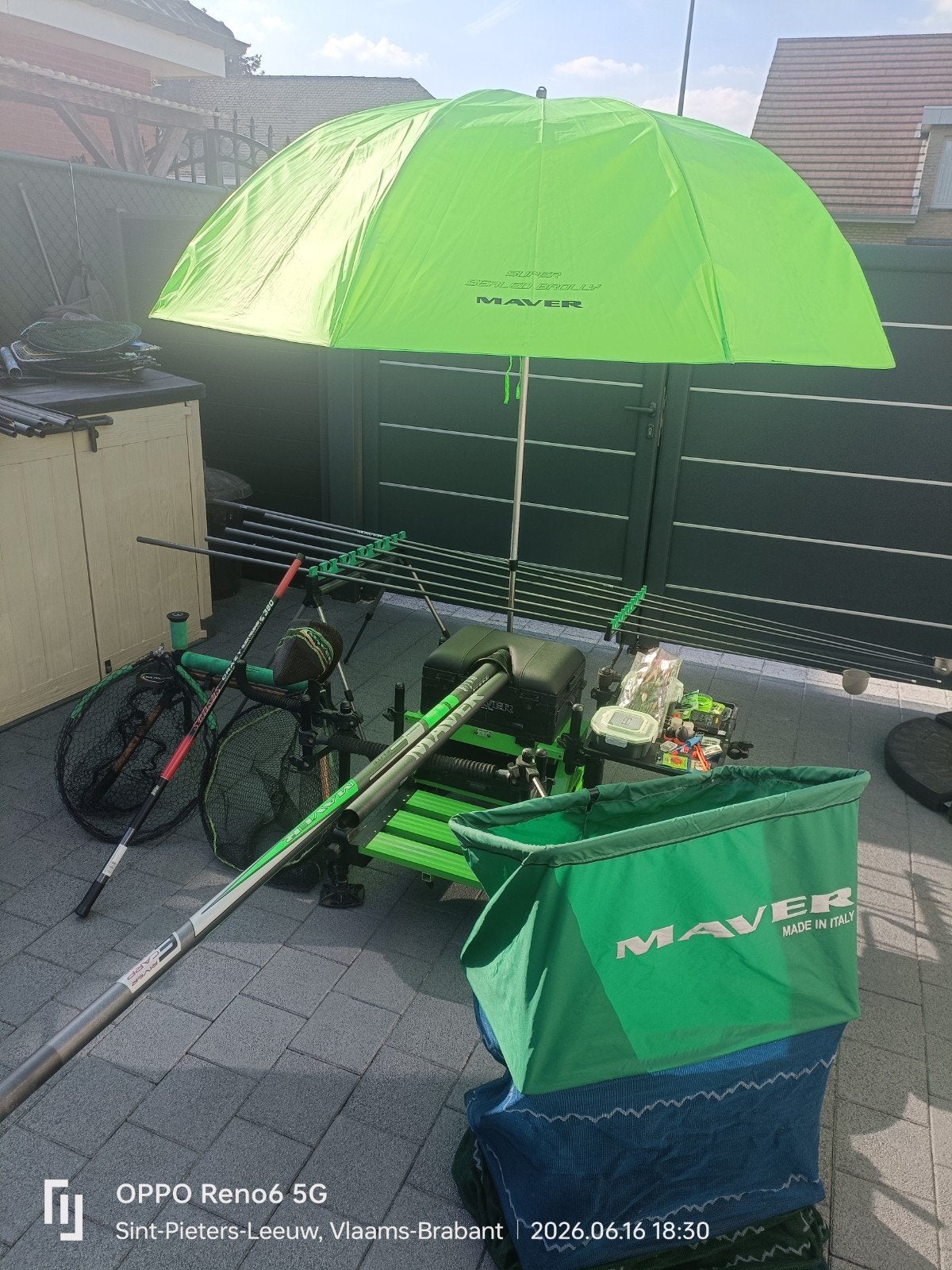 Klein visterrein „Maver”, Ophalen