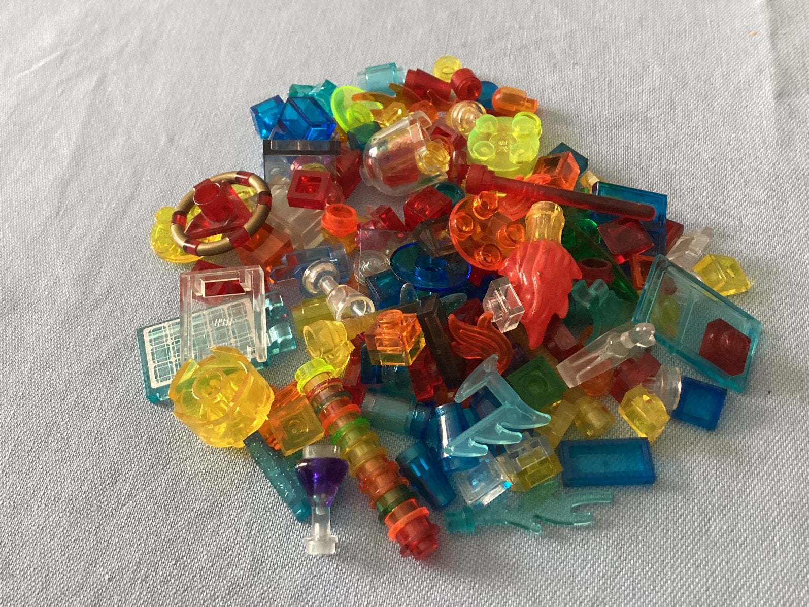 Lego klein transparant deel 2, Enlèvement ou Envoi, Comme neuf, Lego