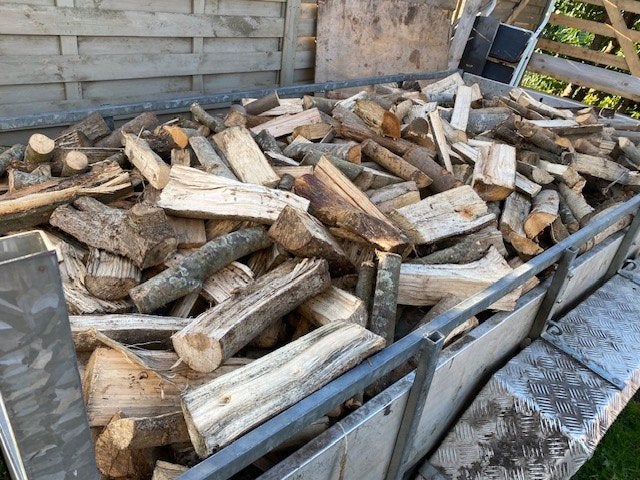 Droog Brandhout, aan huis geleverd, Tuin en Terras, Minder dan 3 m³, Ophalen of Verzenden, Overige houtsoorten, Blokken