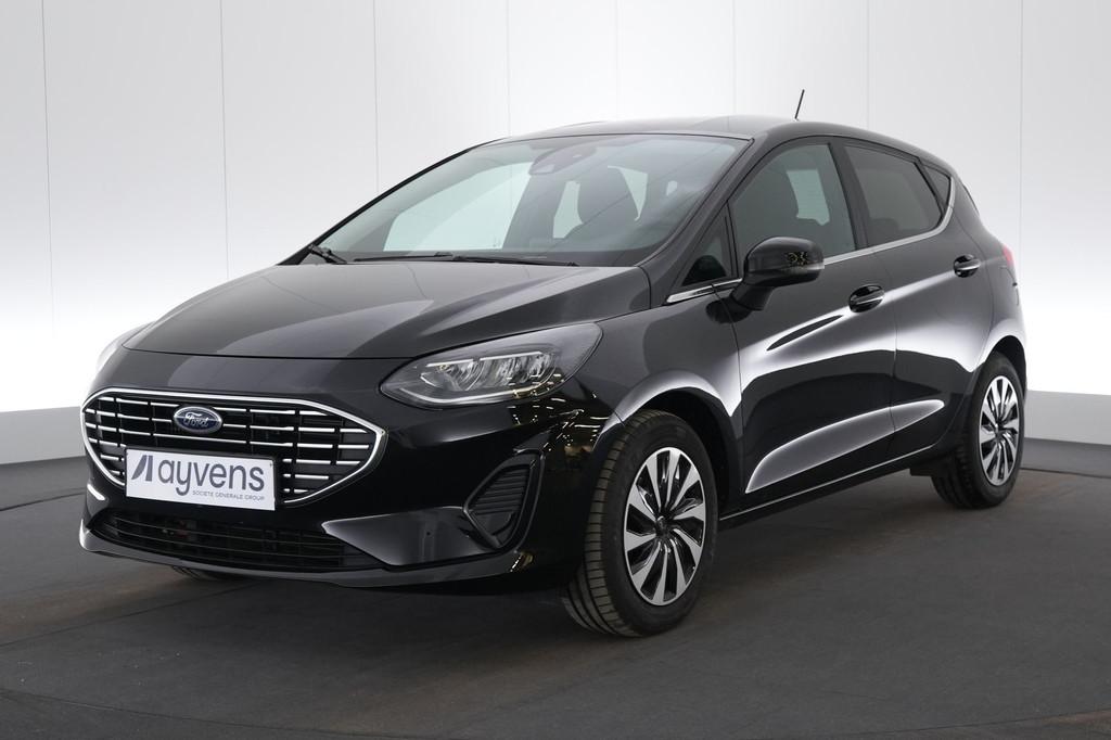 (2ESW341) FORD FIESTA, Voorwielaandrijving, Stof, Gebruikt, Zwart