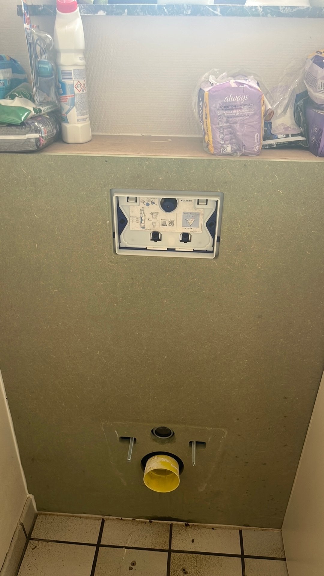 Hang toilet wc gerebit, Ophalen of Verzenden, Zo goed als nieuw, Toilet