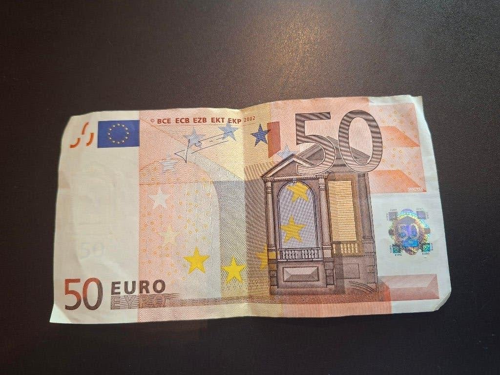 2002 Duitsland 50 euro oude serie Trichet code G029, Verzenden, Duitsland, 50 euro, Los biljet