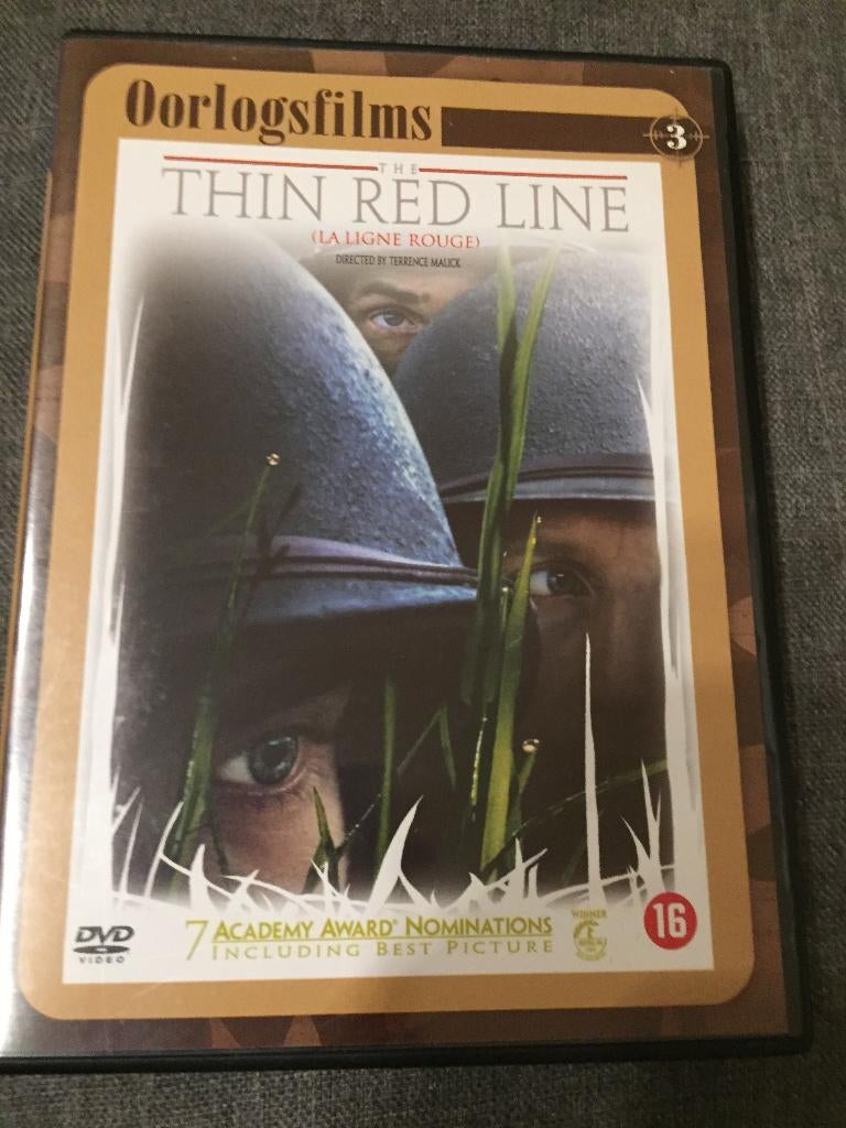 Dvd oorlog film the Thin Red Line, À partir de 12 ans, Enlèvement ou Envoi, Comme neuf, Guerre